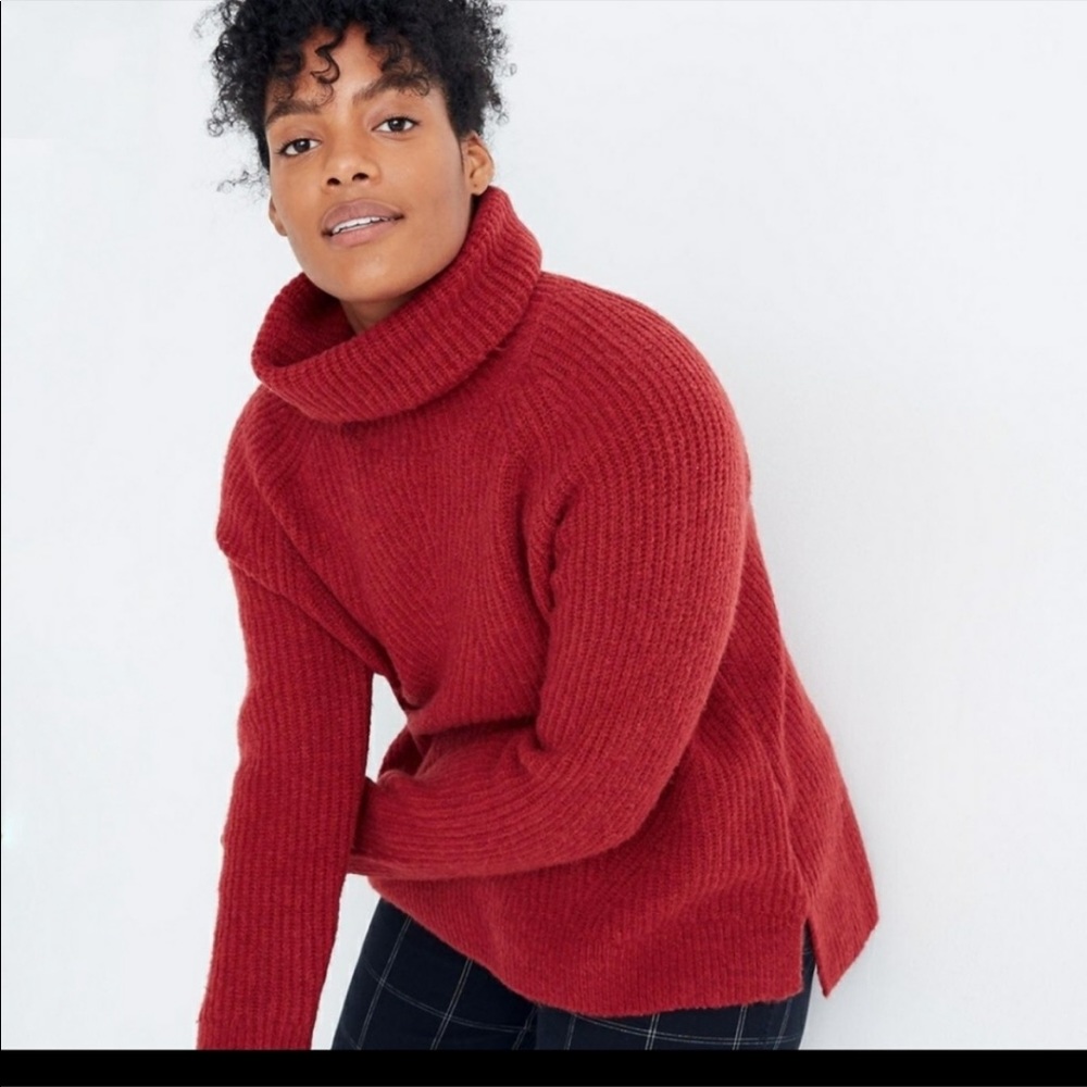 Madewell Mercer Turtleneck Coziest Yarn Sweater